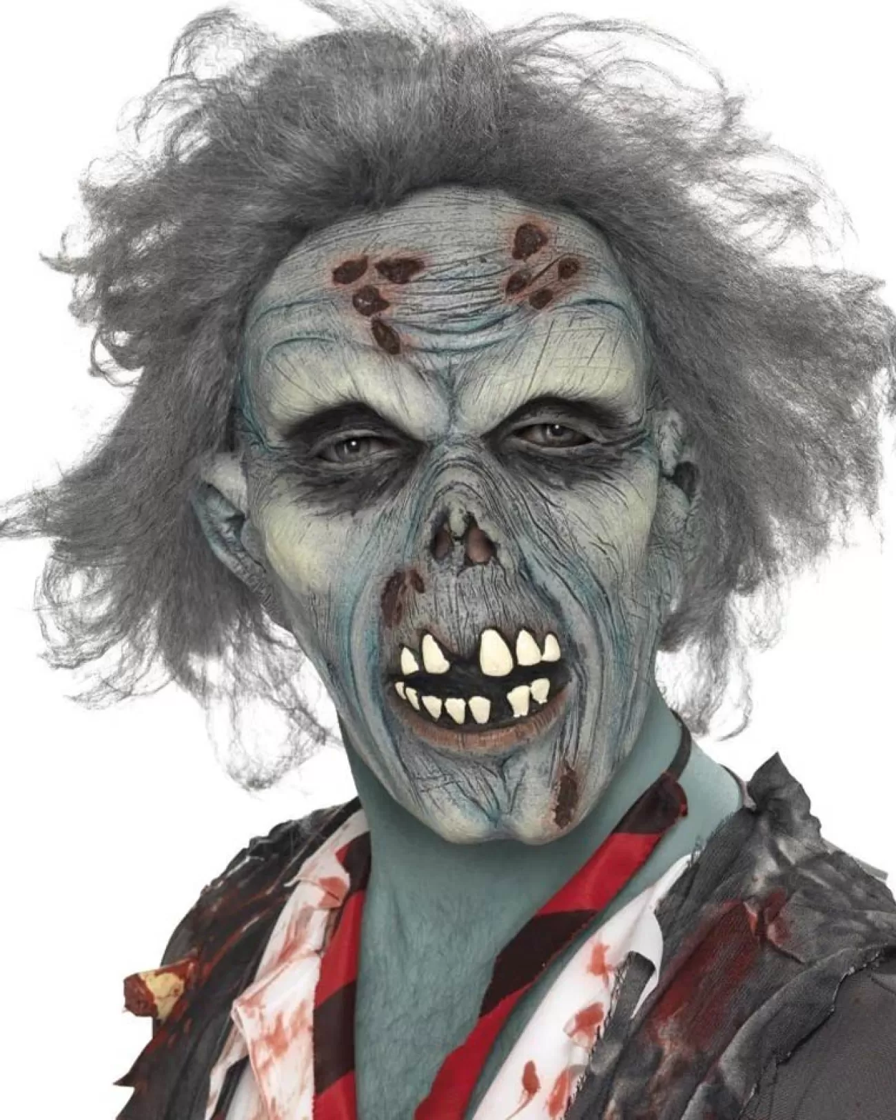 Smiffys Decaying Zombie Overhead Latex Mask> Halloween Masks