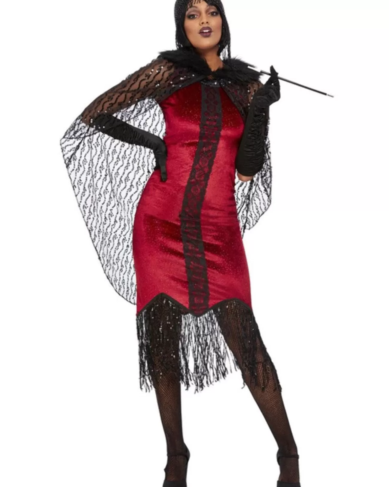 Smiffys Deluxe 1920S Velour Flapper Womens Costume>Women Women's Costumes