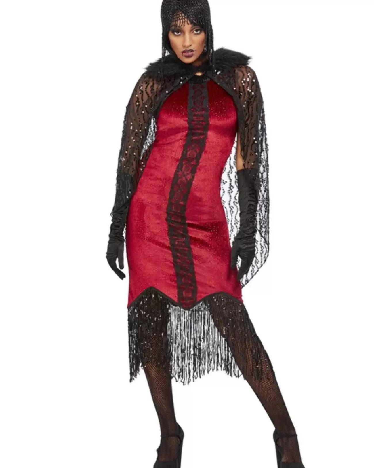 Smiffys Deluxe 1920S Velour Flapper Womens Costume>Women Women's Costumes