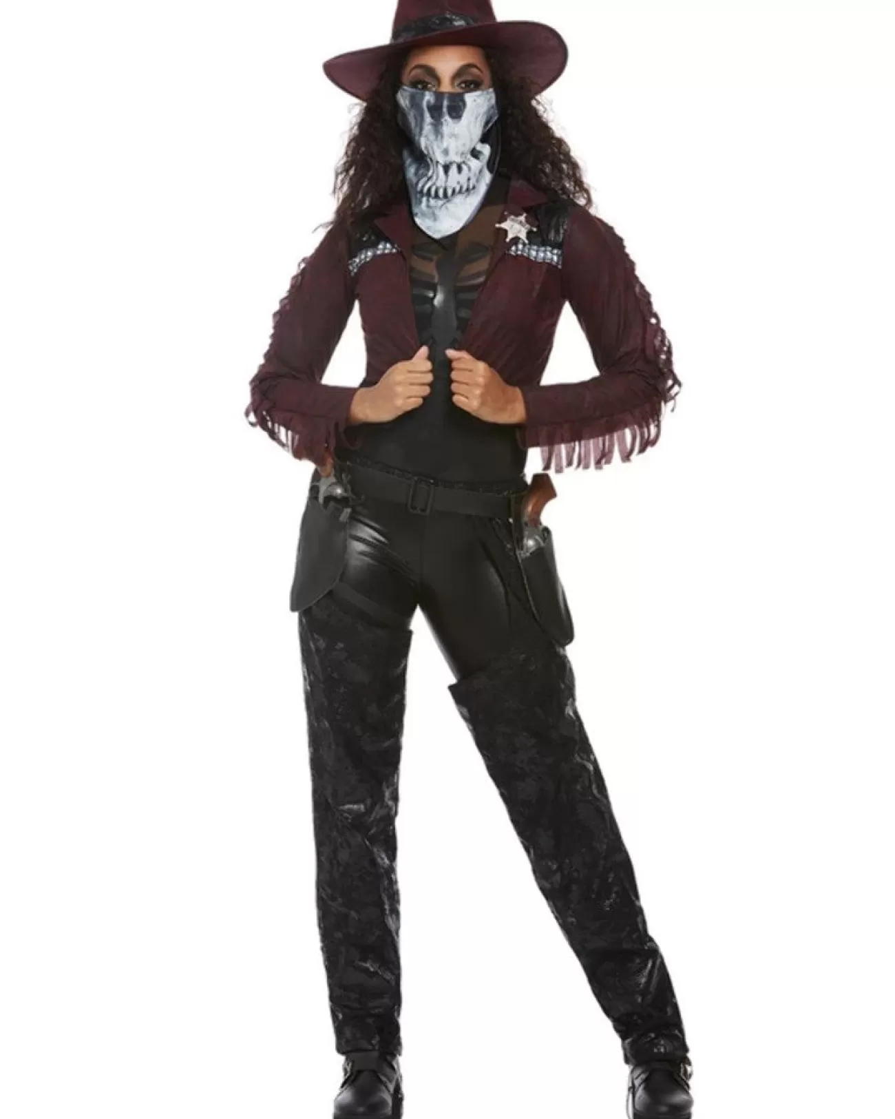 Smiffys Deluxe Dark Spirit Western Cowgirl Womens Costume>Women Women's Costumes