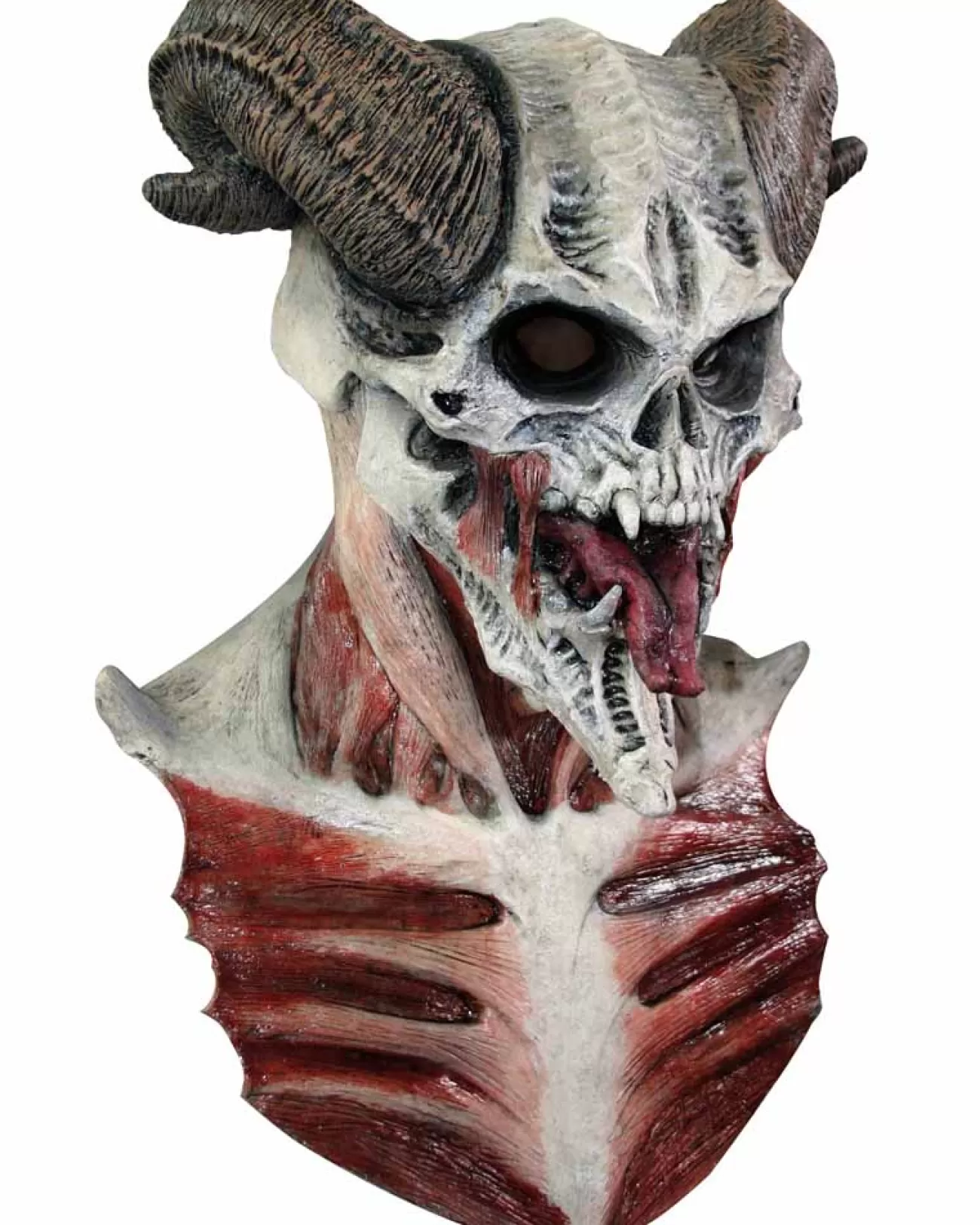 Ghoulish Productions Devil Skull Mask> Scary Skeletons