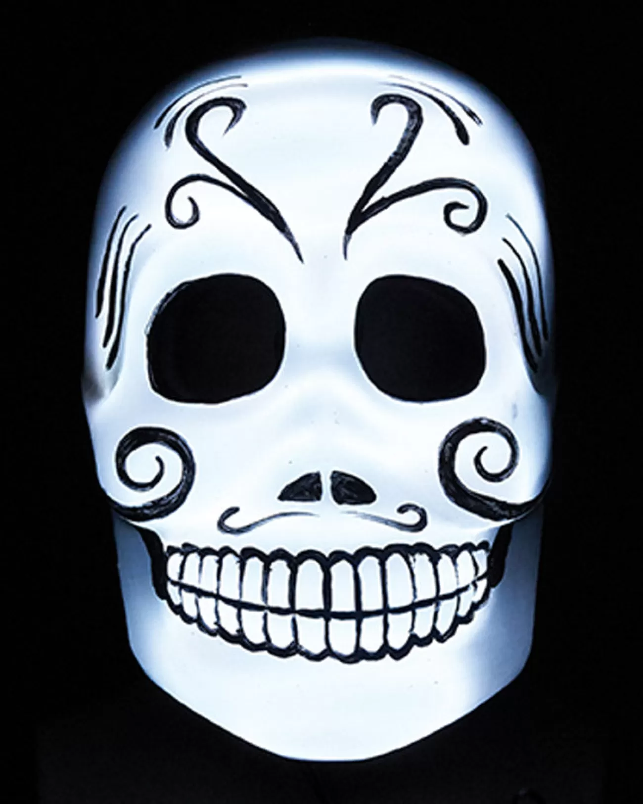 California Costumes Dia De Los Muertos Light Up Mask> Halloween Masks