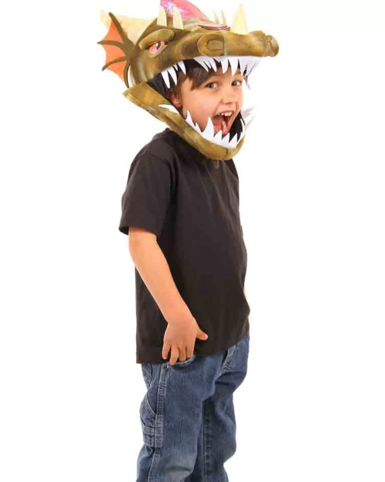 Elope Dragon Jawsome Deluxe Kids And Adults Hat> Halloween Accessories