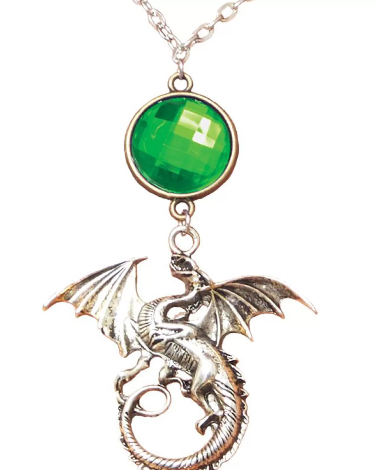 Costume Culture by Franco Dragon Necklace With Green Gem> Wicked Witches