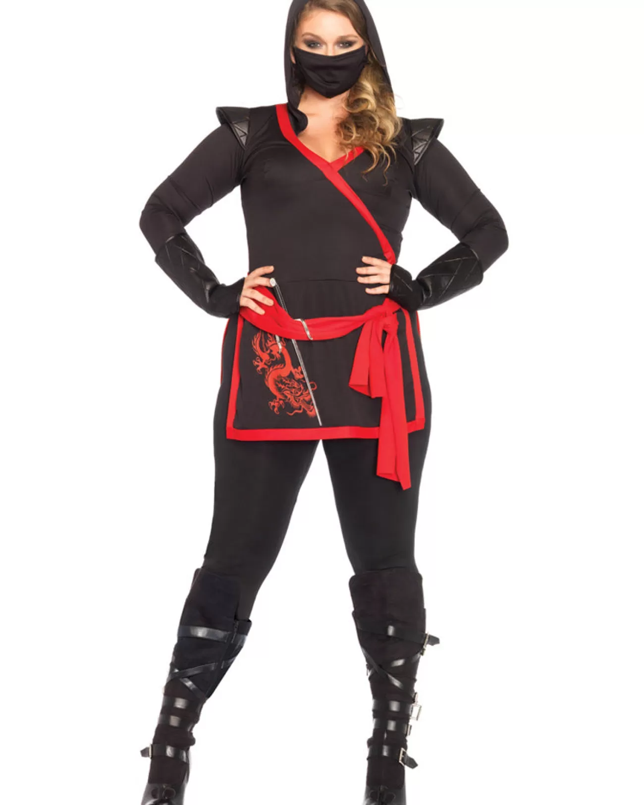 Leg Avenue Dragon Ninja Assassin Womens Plus Size Costume>Women Women's Costumes