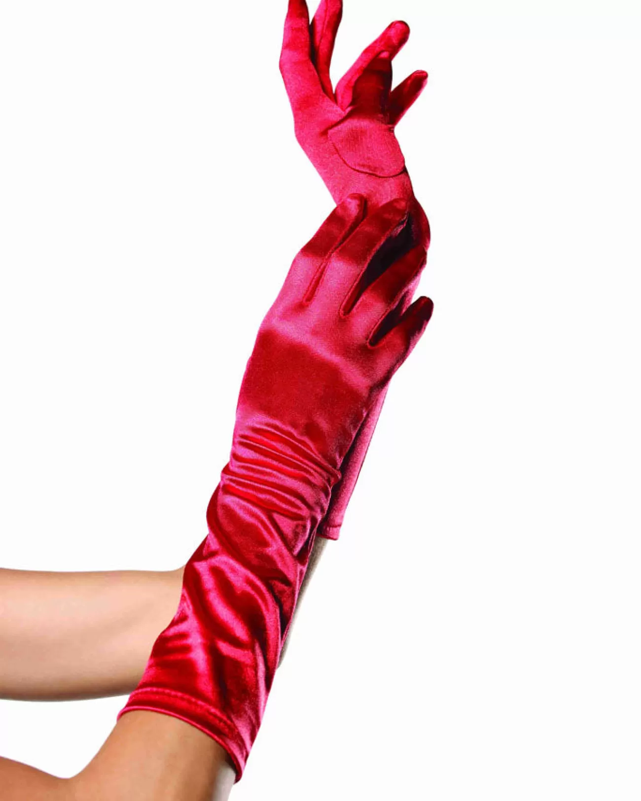 Leg Avenue Elbow Length Red Satin Gloves> Devils &Amp; Angels