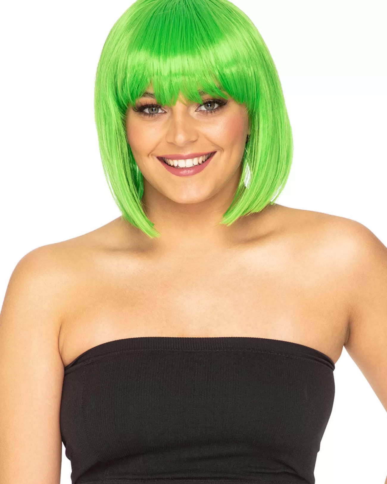 * Fashion Deluxe Apple Green Bob Wig> Halloween Wigs