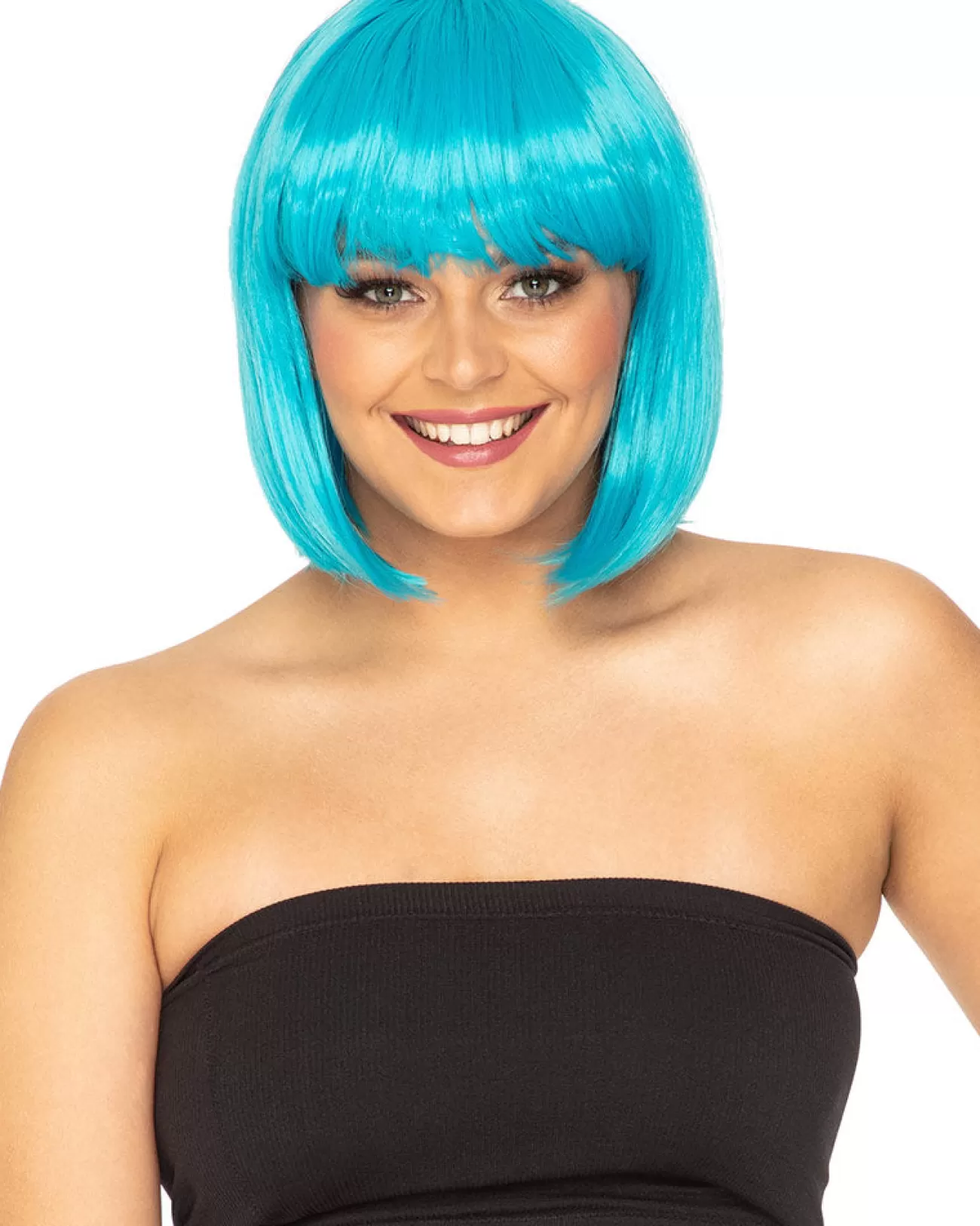 * Fashion Deluxe Aquamarine Bob Wig> Halloween Wigs