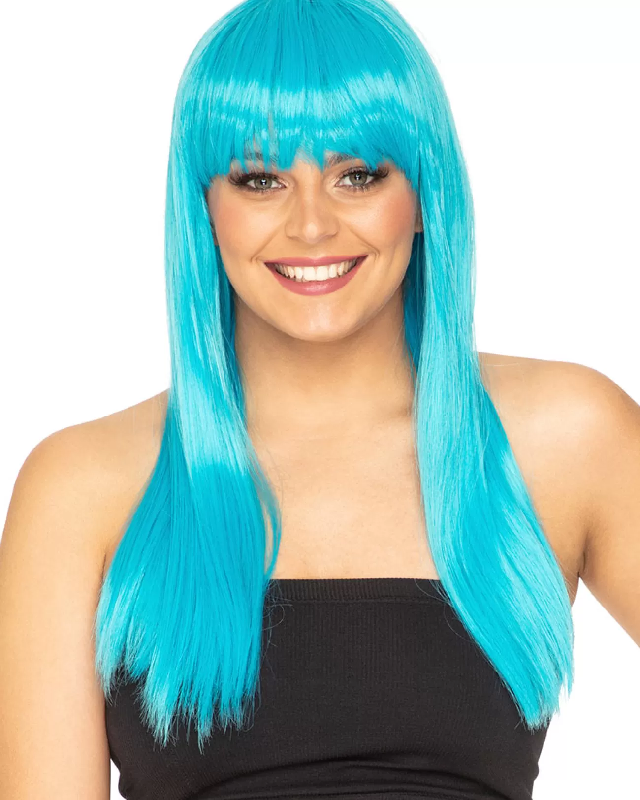 * Fashion Deluxe Aquamarine Long Wig> Halloween Wigs