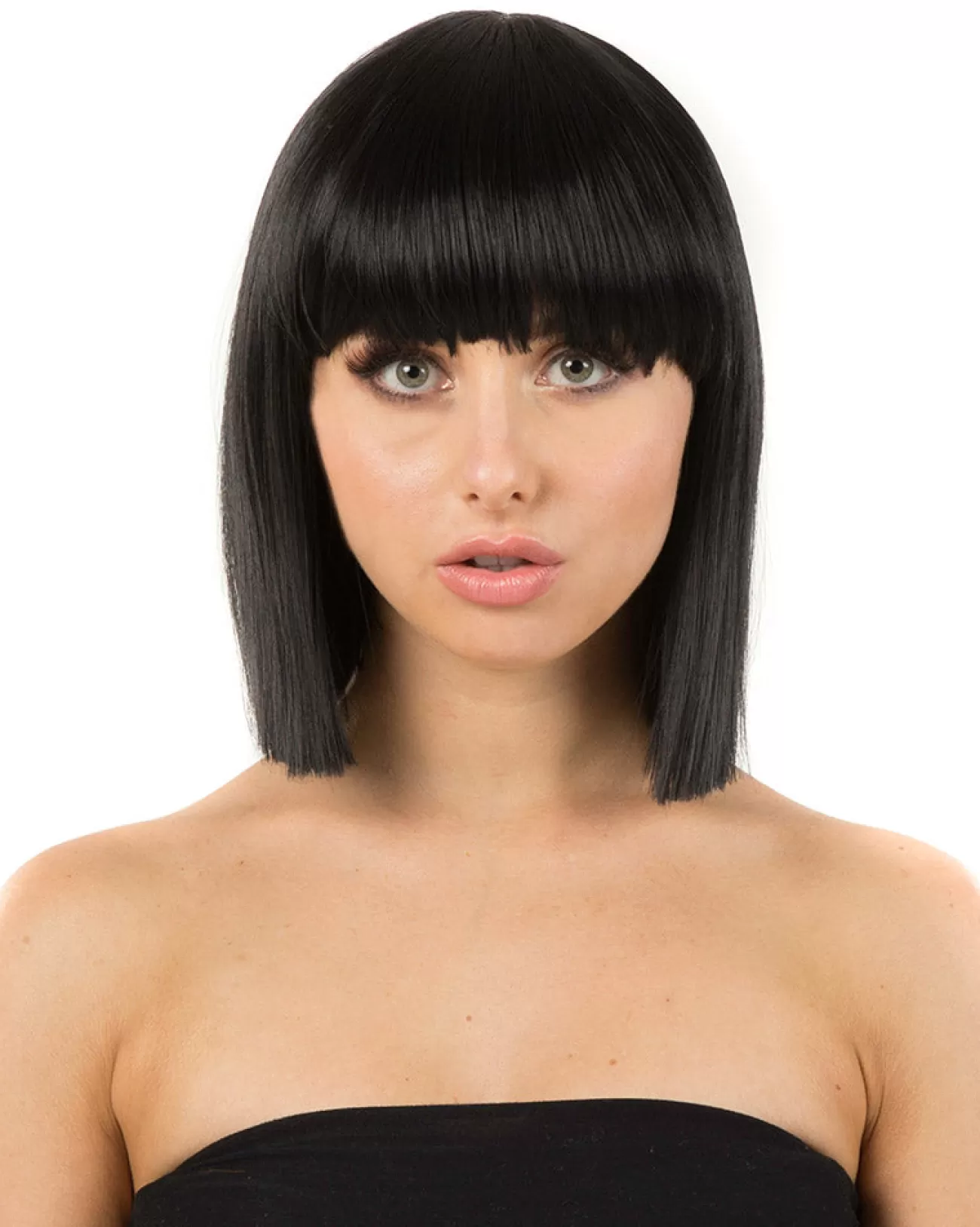 * Fashion Deluxe Black Bob Wig> Wicked Witches