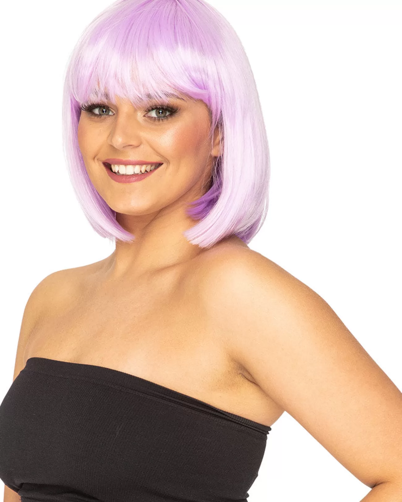 * Fashion Deluxe Frosted Lavender Bob Wig> Halloween Wigs