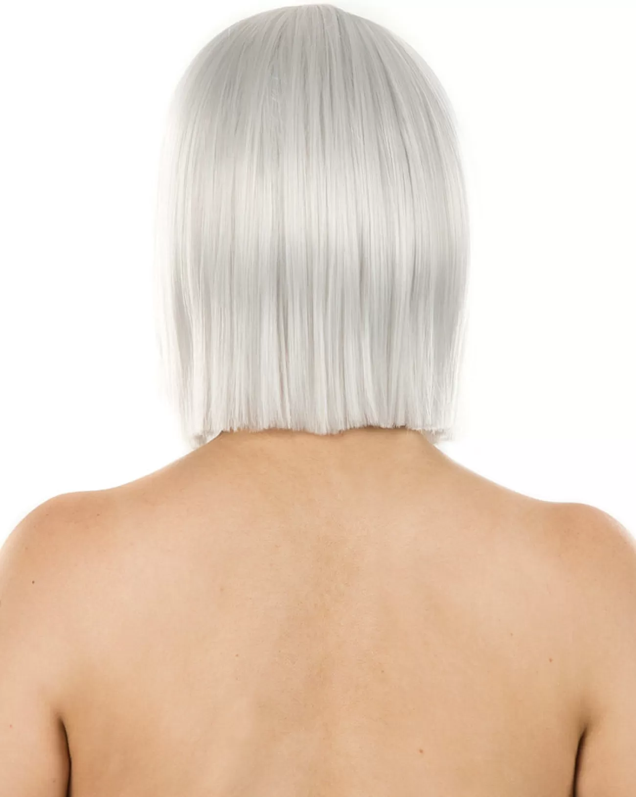 * Fashion Deluxe Silver Bob Wig> Halloween Accessories