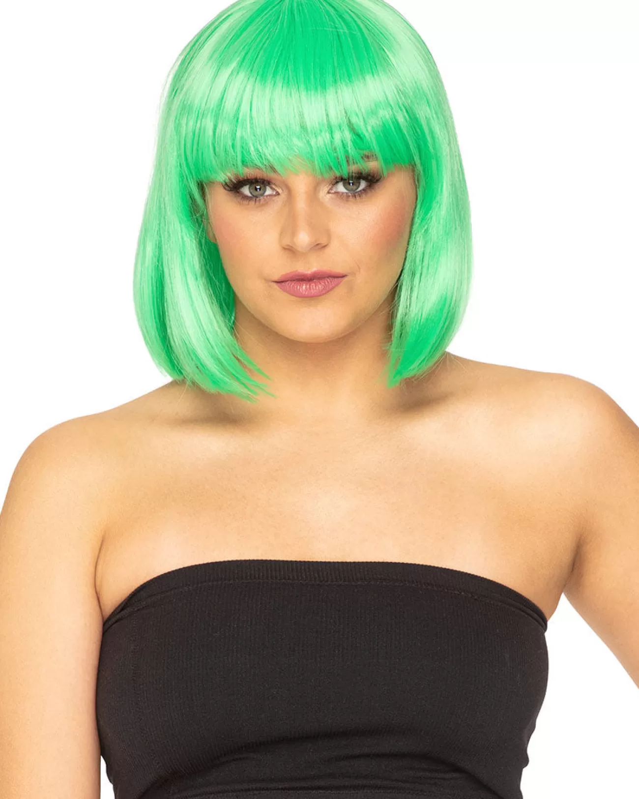 * Fashion Deluxe Spearmint Green Bob Wig> Halloween Wigs