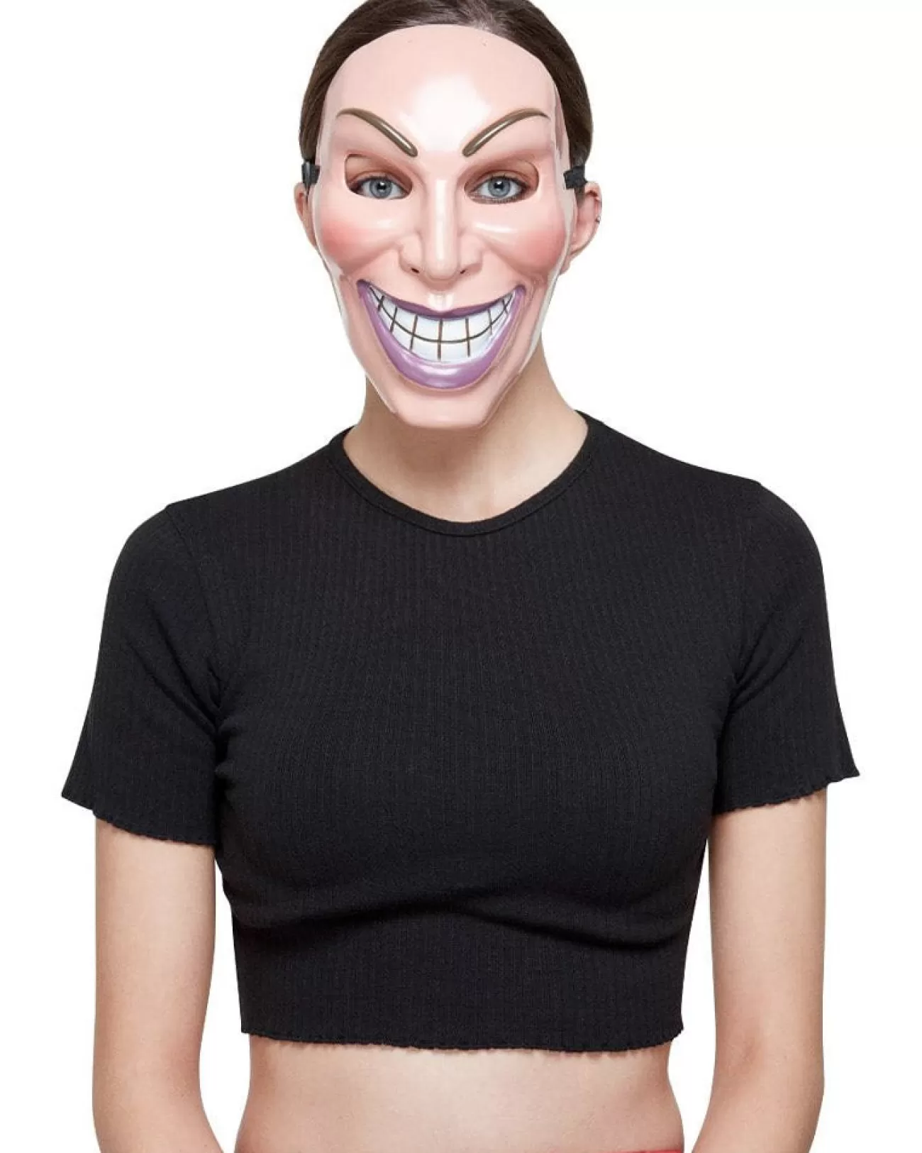 Smiffys Female Smiler Mask> Halloween Masks