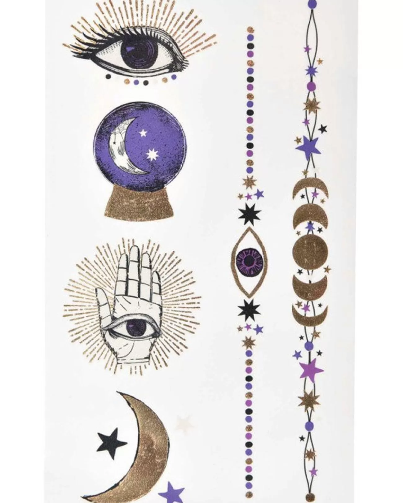 Amscan AU Fortune Teller Tattoo Set> Halloween Accessories