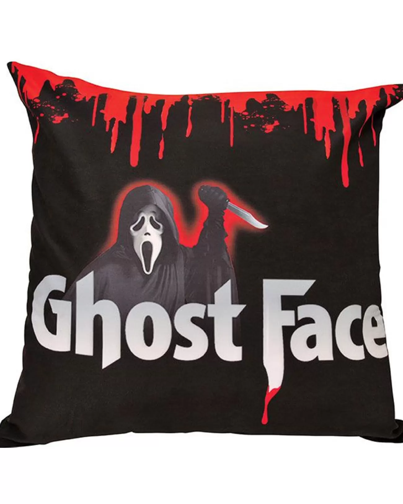 Fun World Ghost Face Blood Drop Pillow Cover> Ghosts &Amp; Reapers