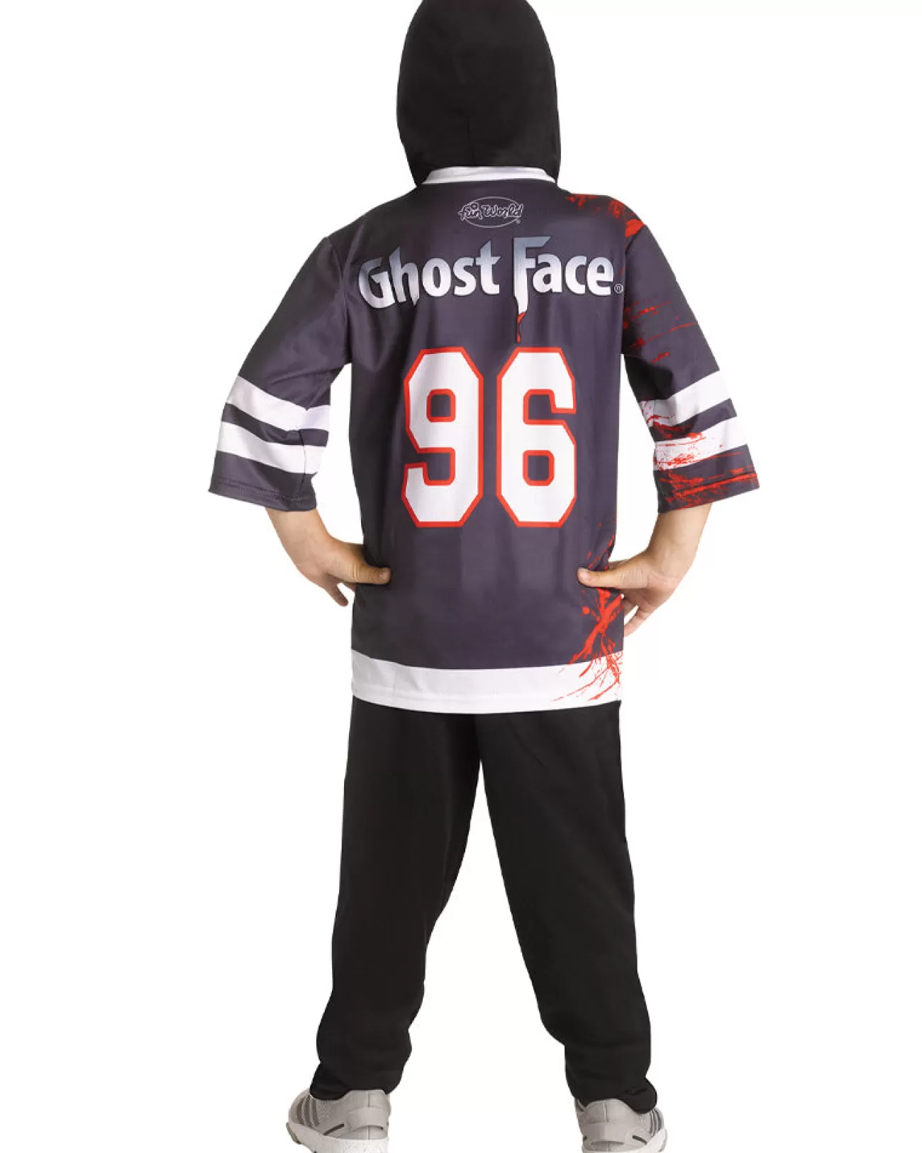 Fun World Ghost Face Hockey Jersey Kids Costume>Kids Kids Costumes