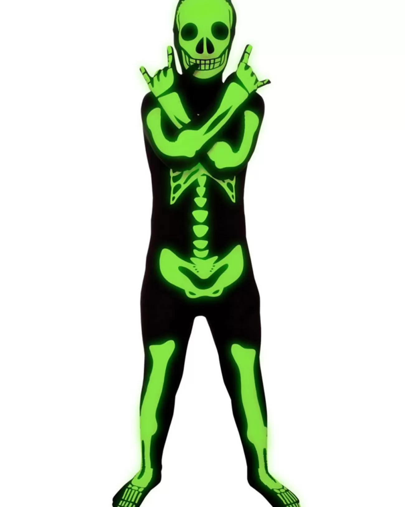 Morph Costumes Glow Skeleton Morphsuit Kids Costume>Kids Kids Costumes