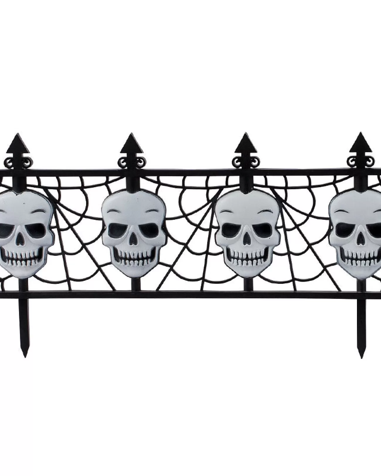 Amscan AU Glow Skull 2 Piece Fence> Scary Skeletons