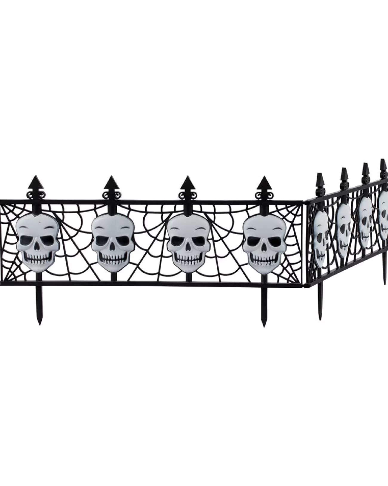 Amscan AU Glow Skull 2 Piece Fence> Scary Skeletons