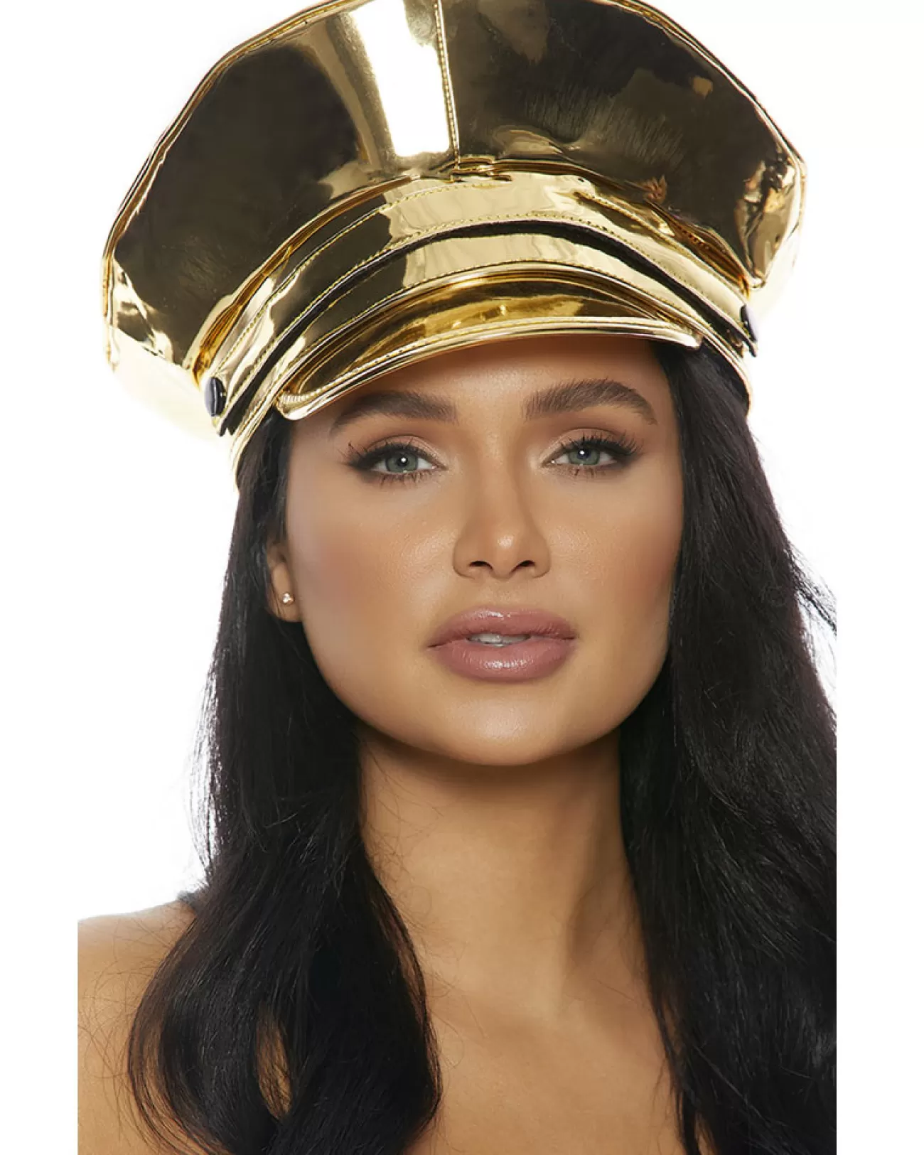 Forplay Gold Metallic Cop Hat> Halloween Hats