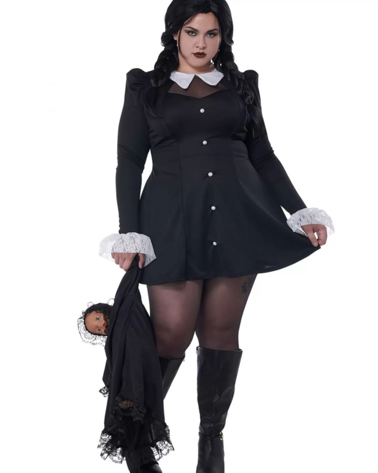 California Costumes Gothic Mini Dress Womens Plus Size Costume>Women Women's Costumes