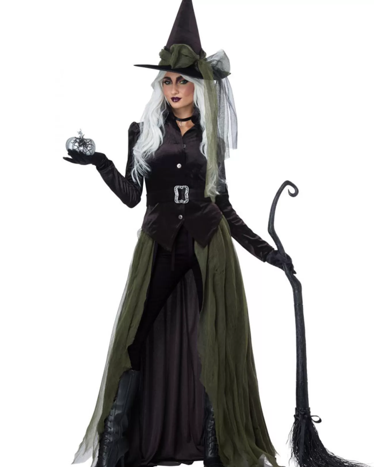 California Costumes Green Gothic Witch Womens Costume>Women Women's Costumes