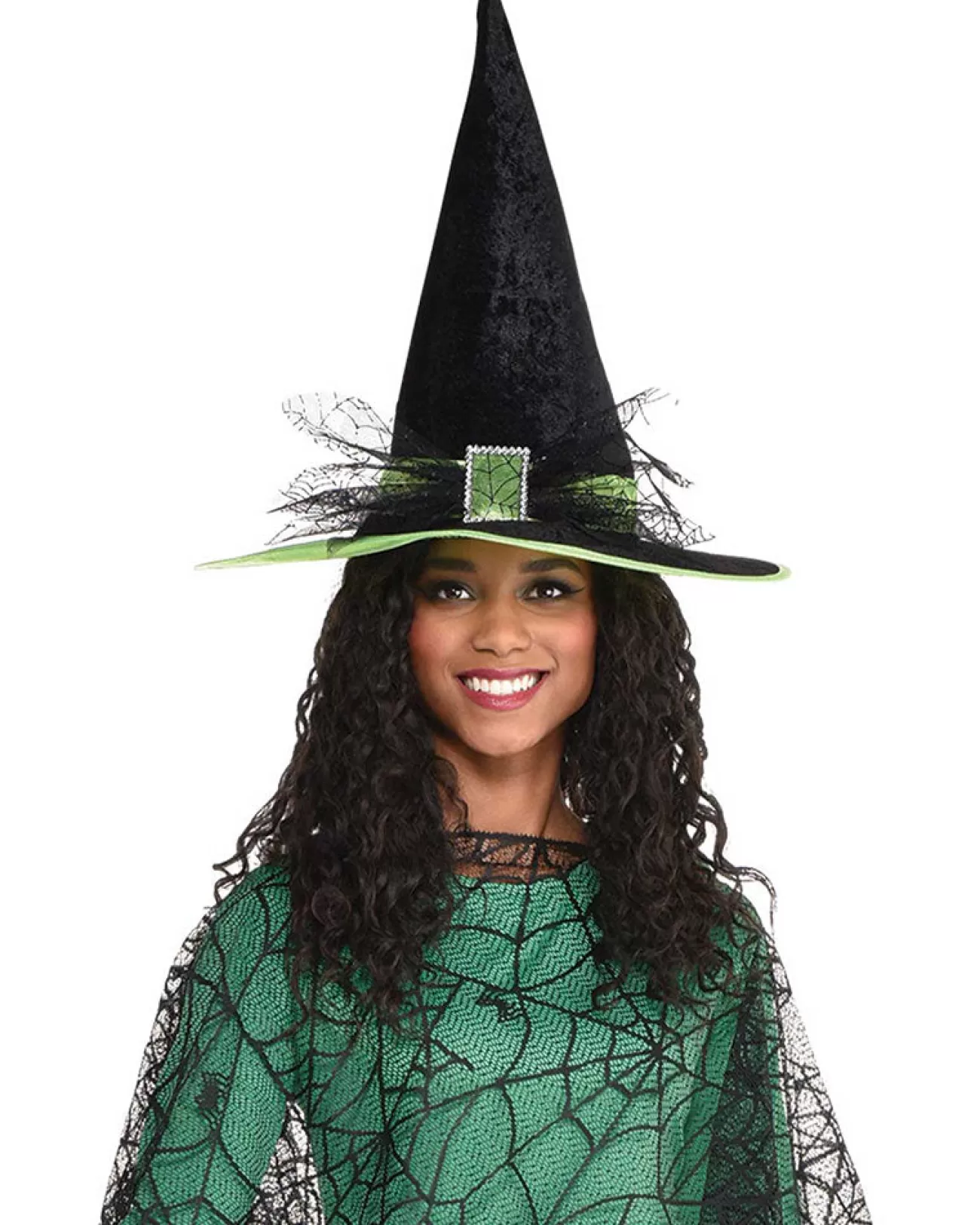 Amscan AU Green Witchcraft Hat> Halloween Accessories