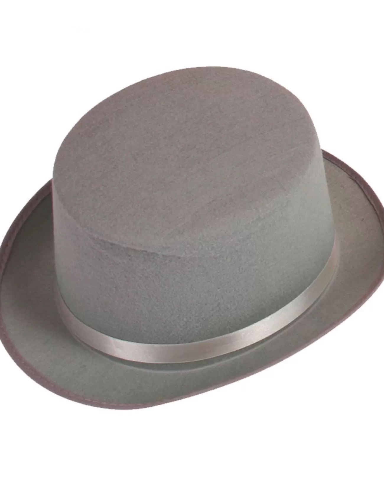 Fun World Grey Felt Top Hat> Halloween Accessories