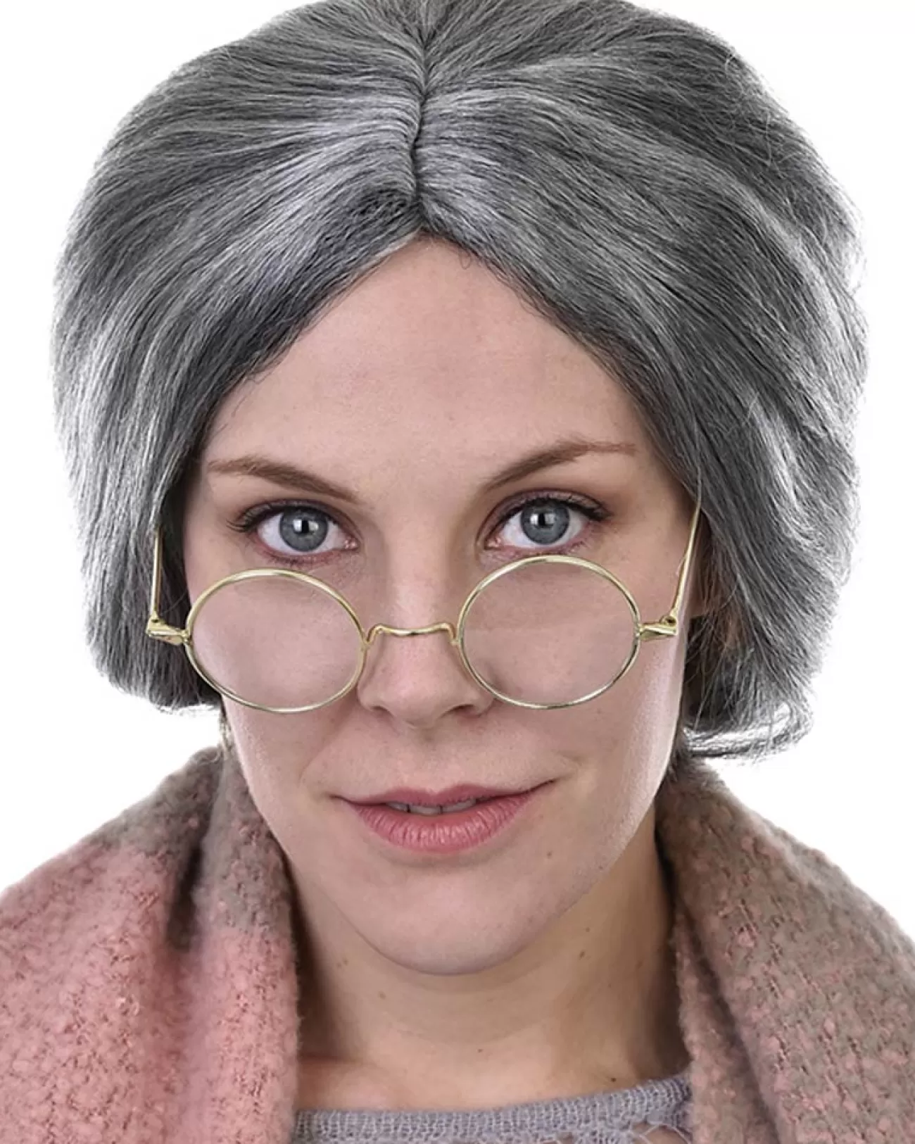 Tomfoolery Grey Grandma Wig> Halloween Wigs