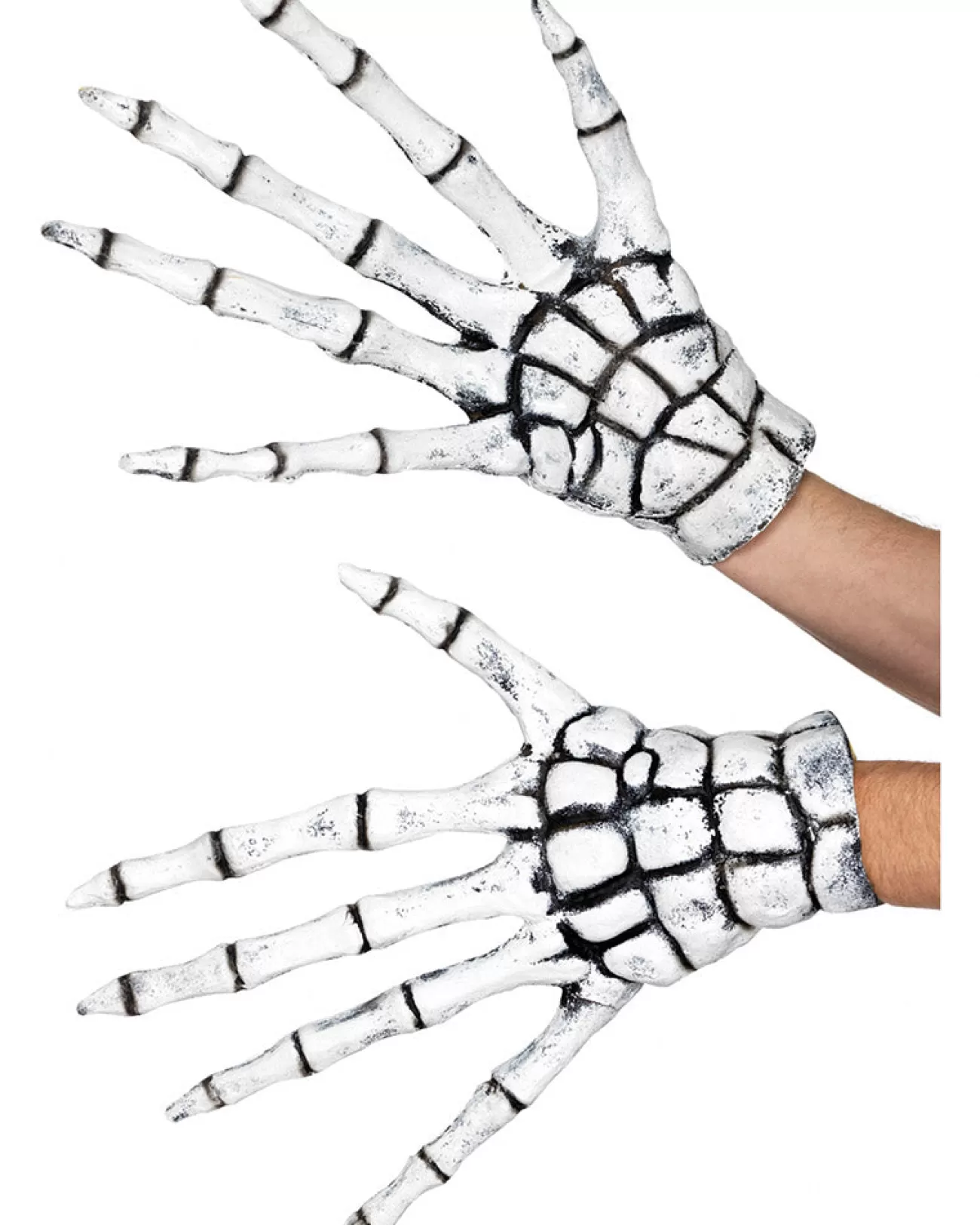 Fun World Grim Reaper Skeleton Gloves> Halloween Accessories