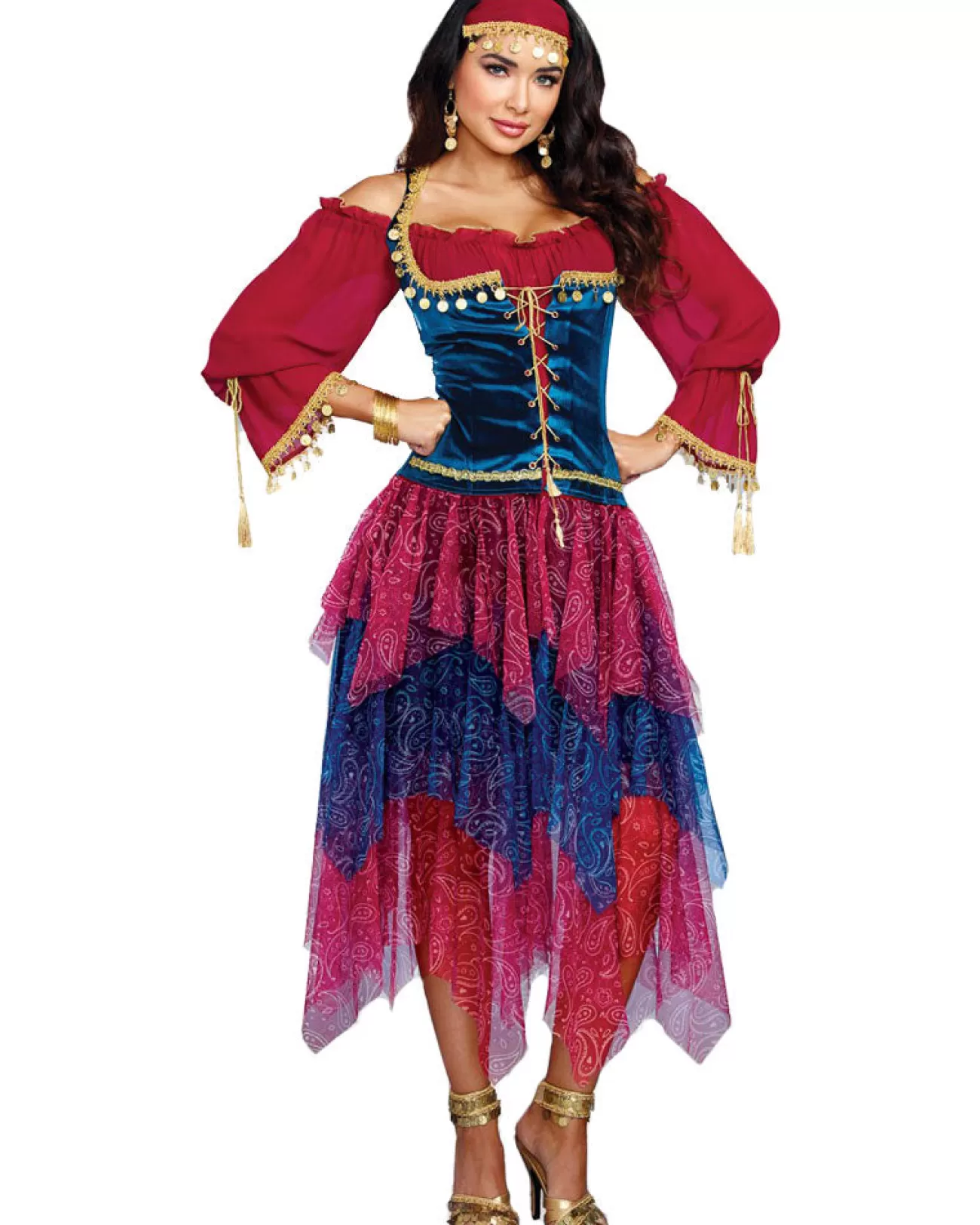 Dreamgirl International Gypsy Womens Costume>Women Women's Costumes