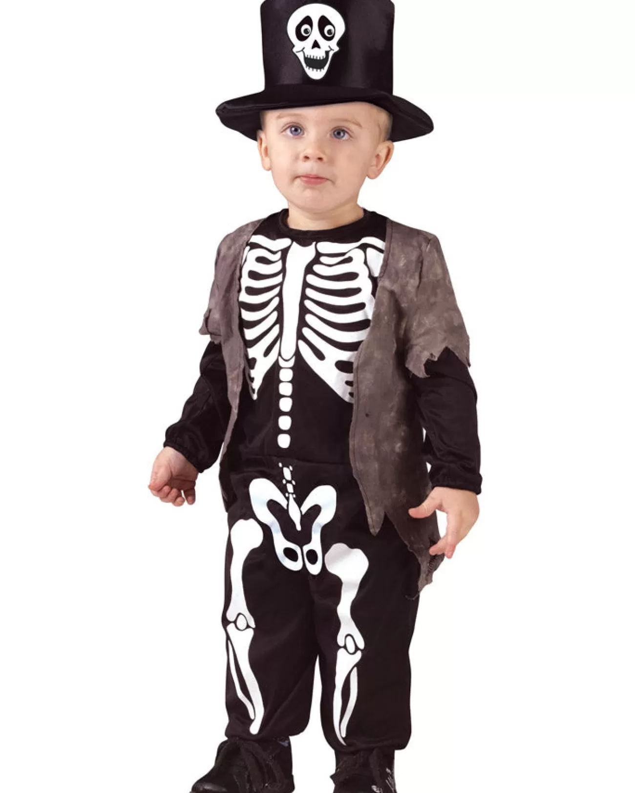 Fun World Happy Skeleton Boys Toddler Costume>Kids Kids Costumes