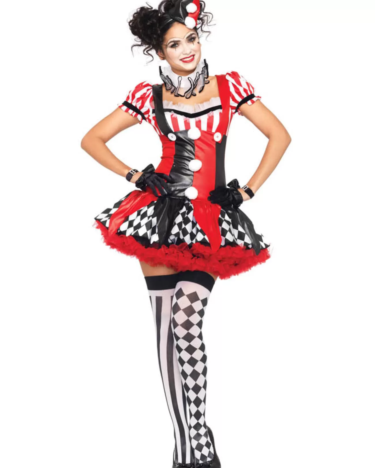 Leg Avenue Harlequin Clown Womens Costume>Women Women's Costumes