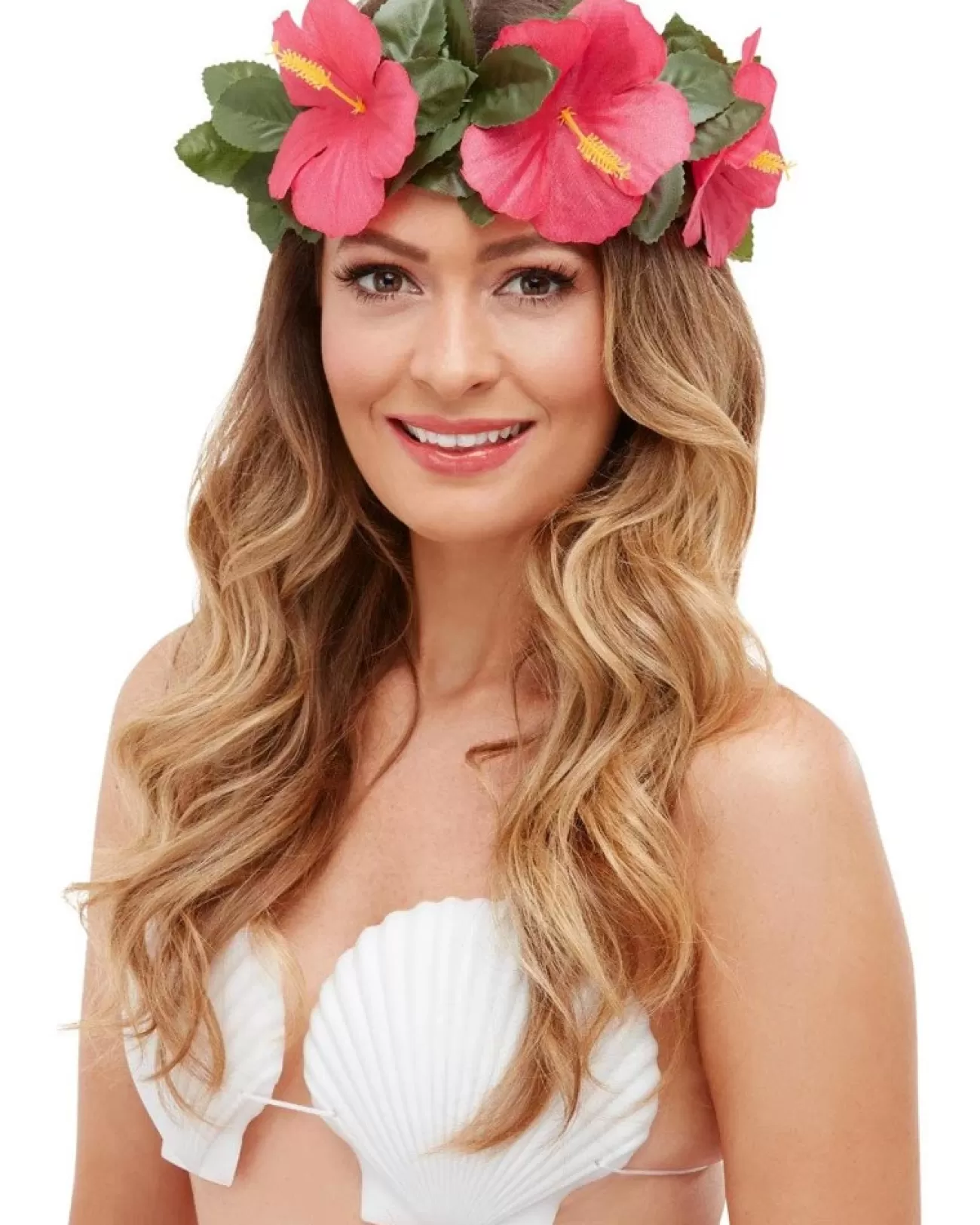 Smiffys Hawaiian Luau Tiki Headband And Bracelets Set> Halloween Hats