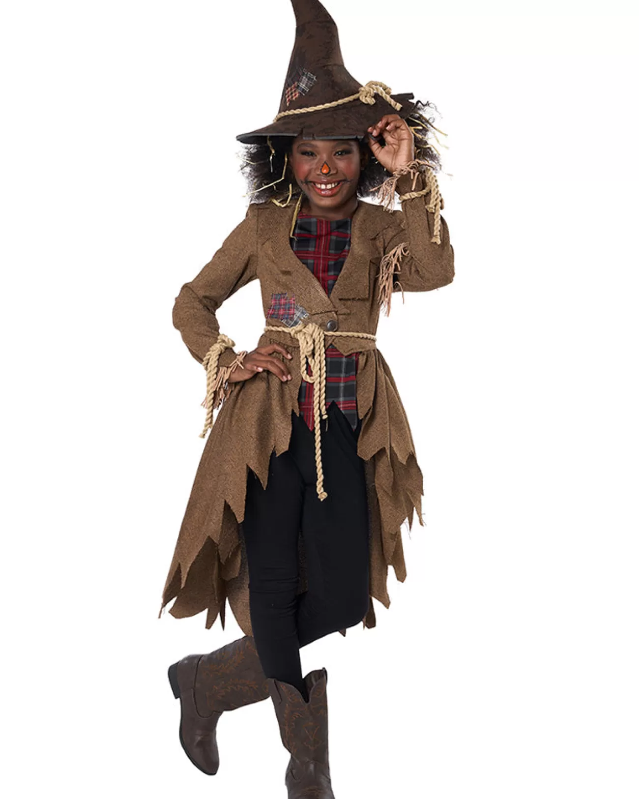 California Costumes Hay Grrrl Scarecrow Deluxe Girls Costume>Kids Kids Costumes