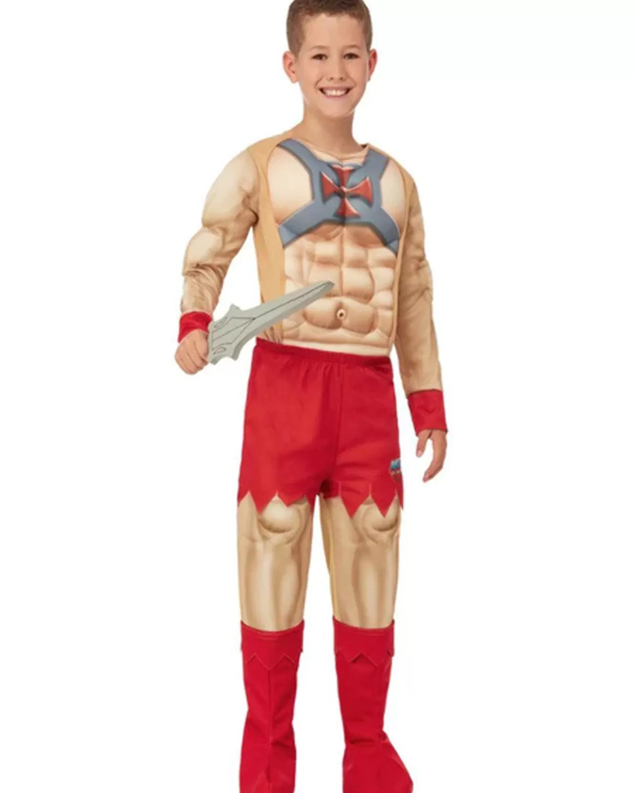 Smiffys He Man With Muscle Chest Kids Costume>Kids Kids Costumes