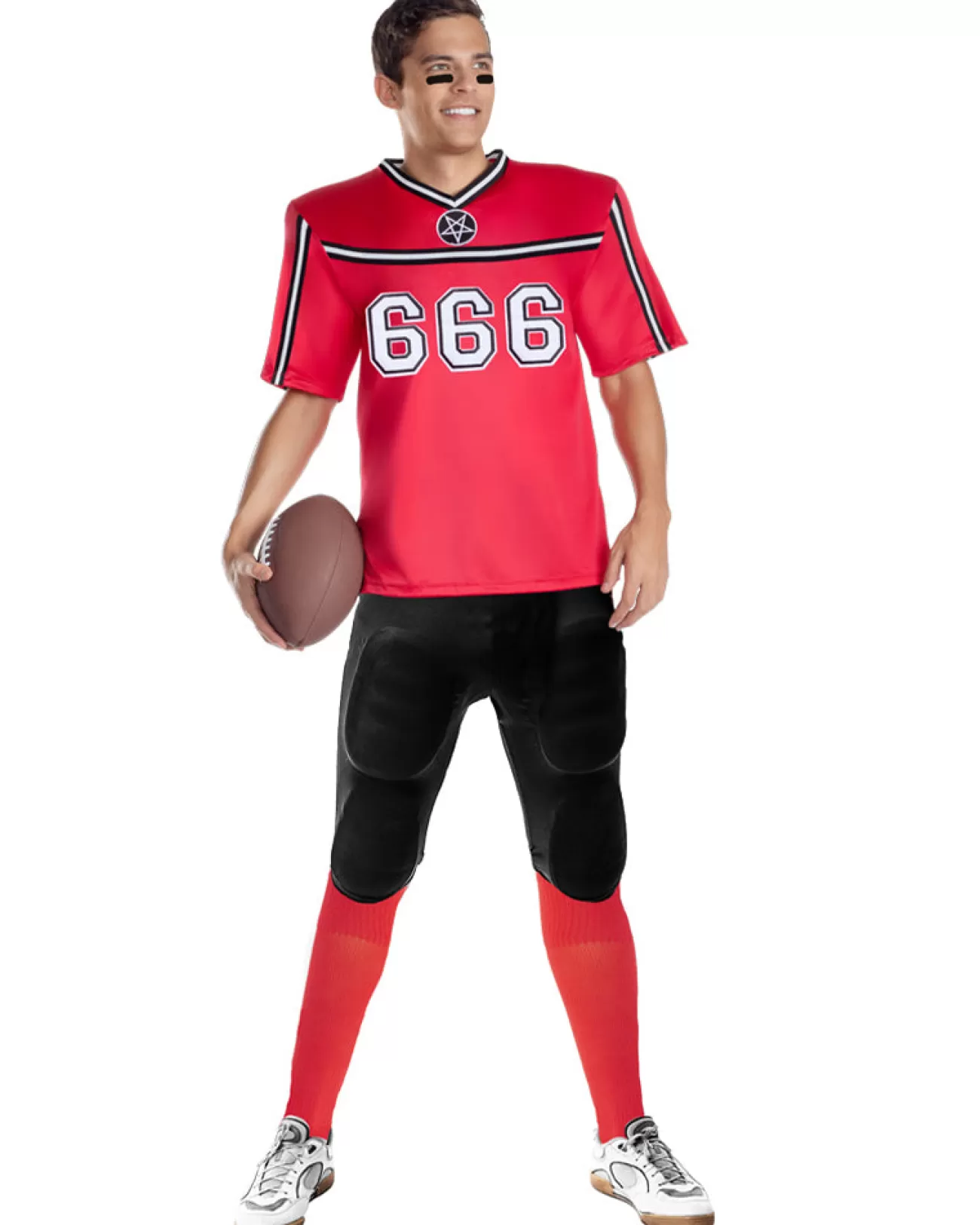 Party King Hellbent Football Player Mens Costume>Men Men's Costumes