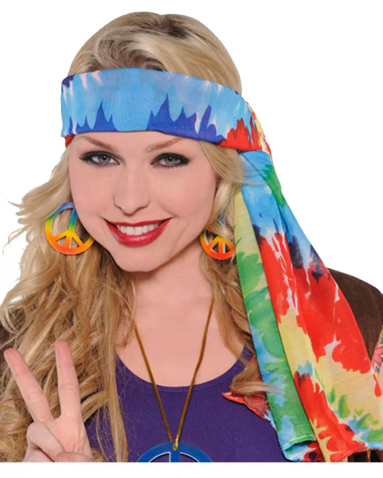 Amscan AU Hippie Headscarf> Halloween Hats