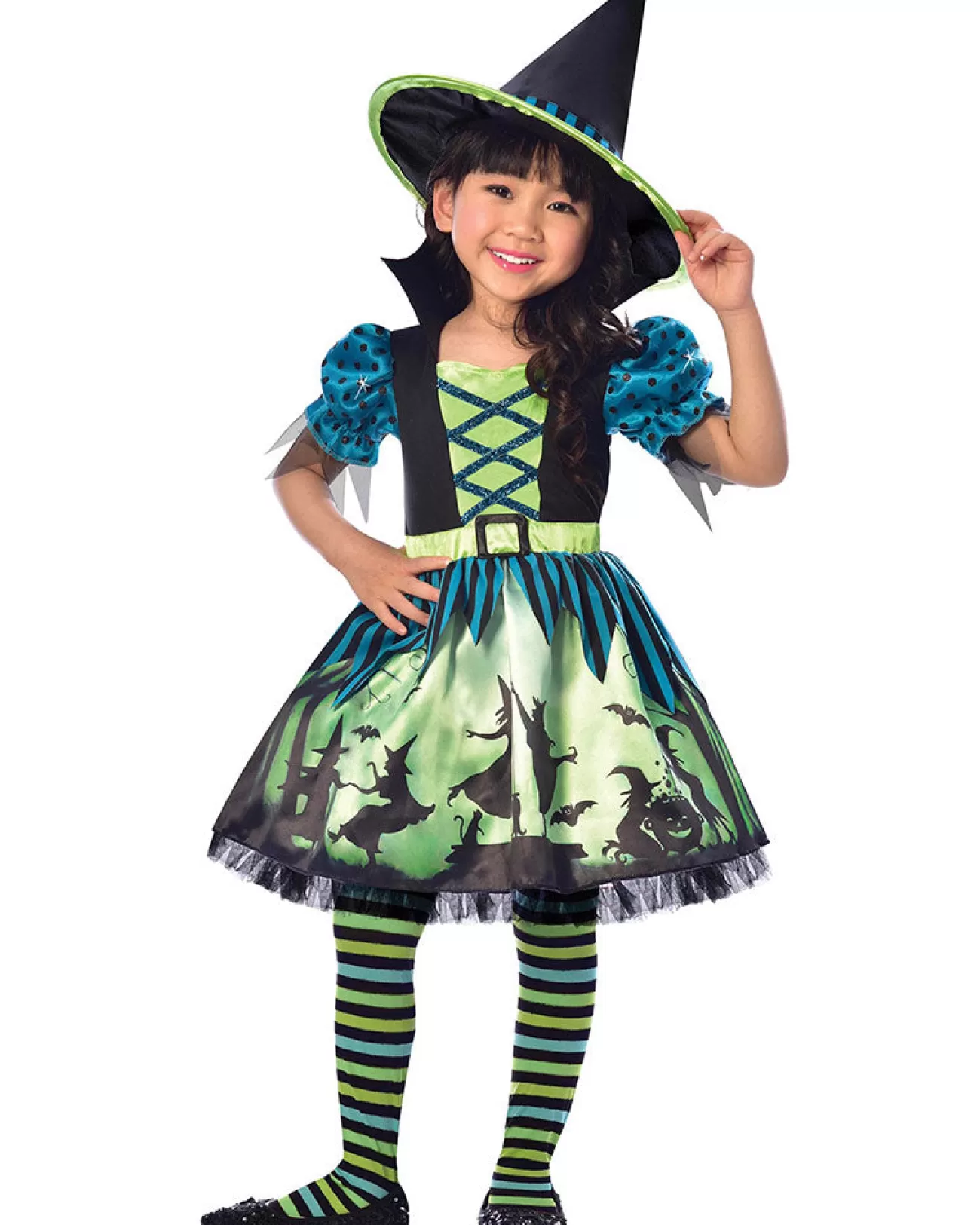 Amscan AU Hocus Pocus Witch Girls Costume>Kids Kids Costumes