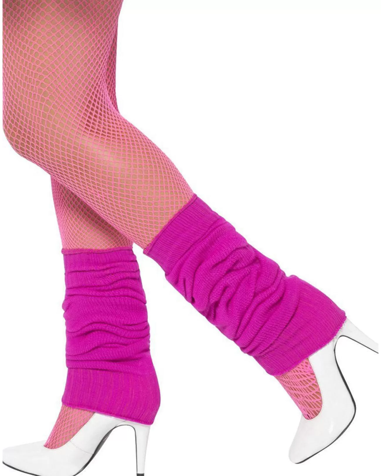 Smiffys Hot Pink Neon Leg Warmers> Halloween Hosiery