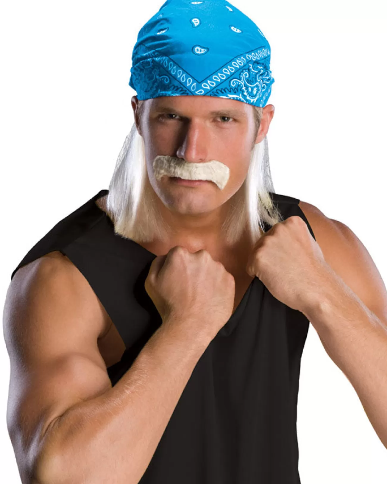 Rubies Hulk Hogan Bandana Wig And Moustache> Halloween Wigs