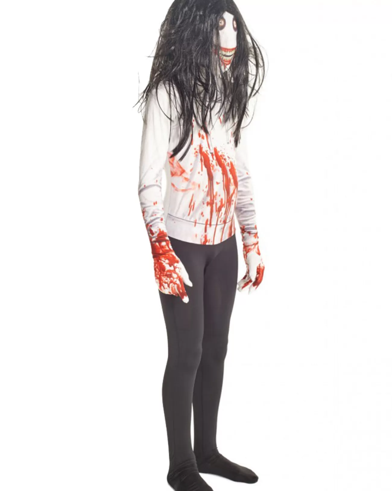 Morph Costumes Jeff The Killer Morphsuit Boys Costume>Kids Kids Costumes