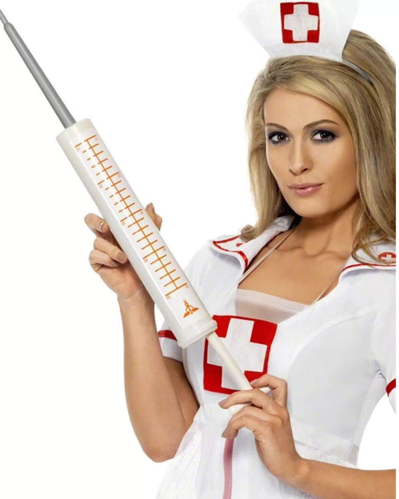 Smiffys Jumbo Nurses Syringe 53Cm> Halloween Accessories