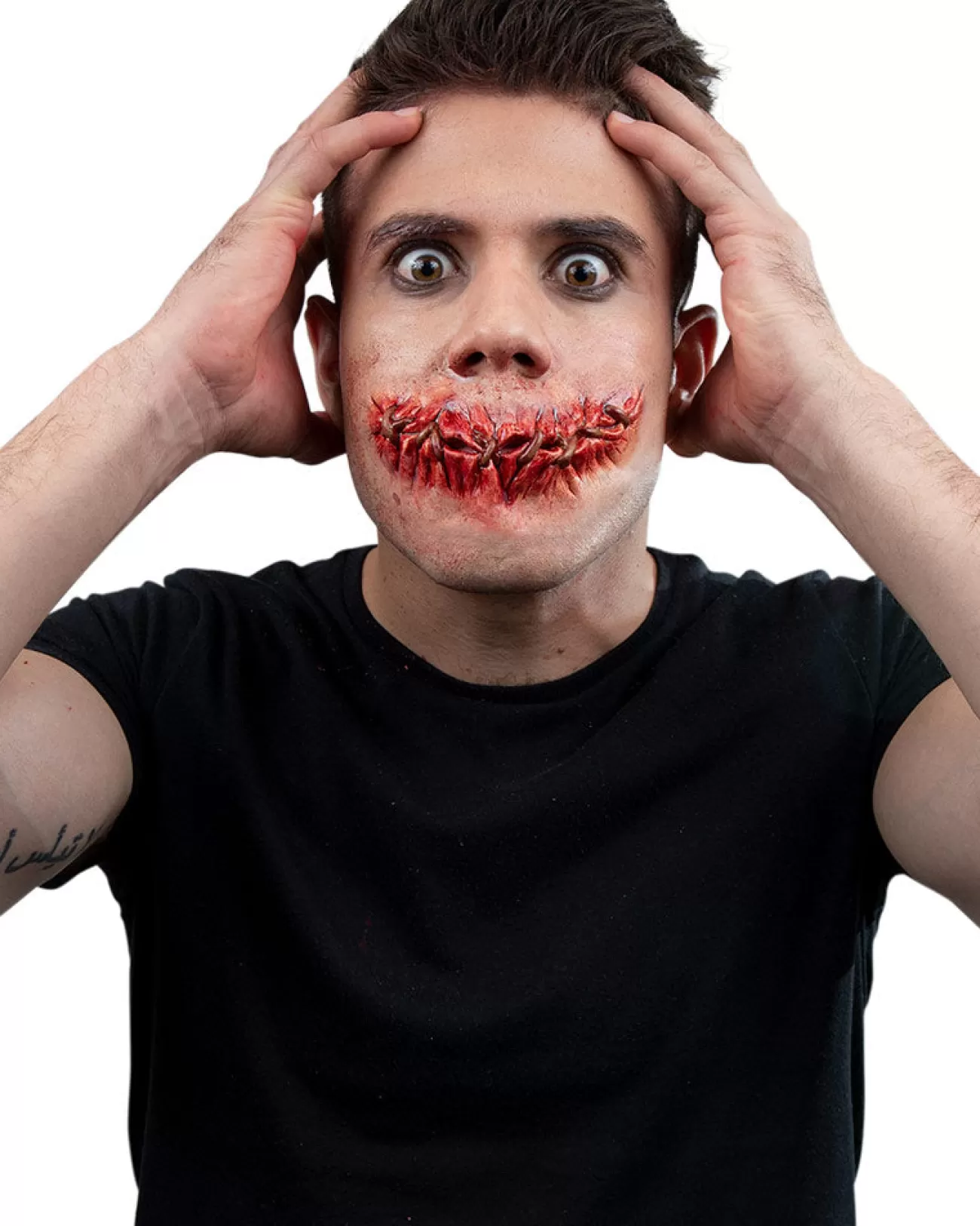 Ghoulish Productions Keep Quiet Mouth Prosthetic> Halloween Accessories