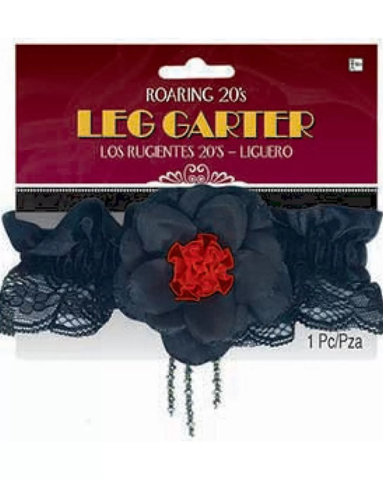 Amscan AU Lace Garter> Halloween Hosiery