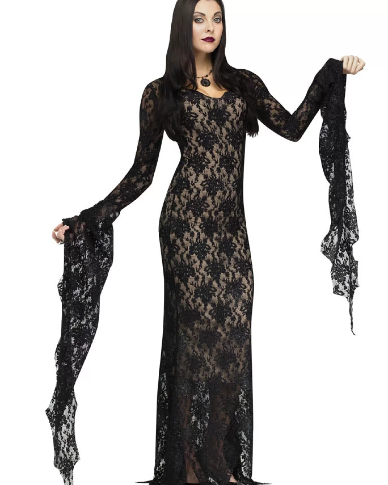 Fun World Lace Morticia Womens Costume>Women Women's Costumes