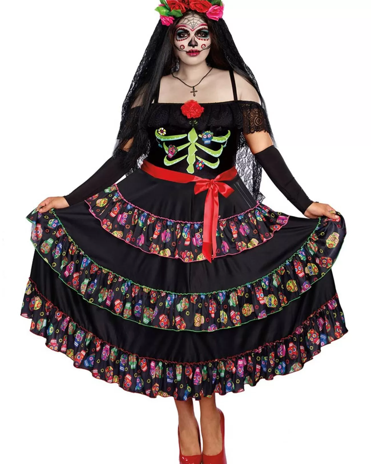 Dreamgirl International Lady Of The Dead Plus Size Womens Costume>Women Women's Costumes