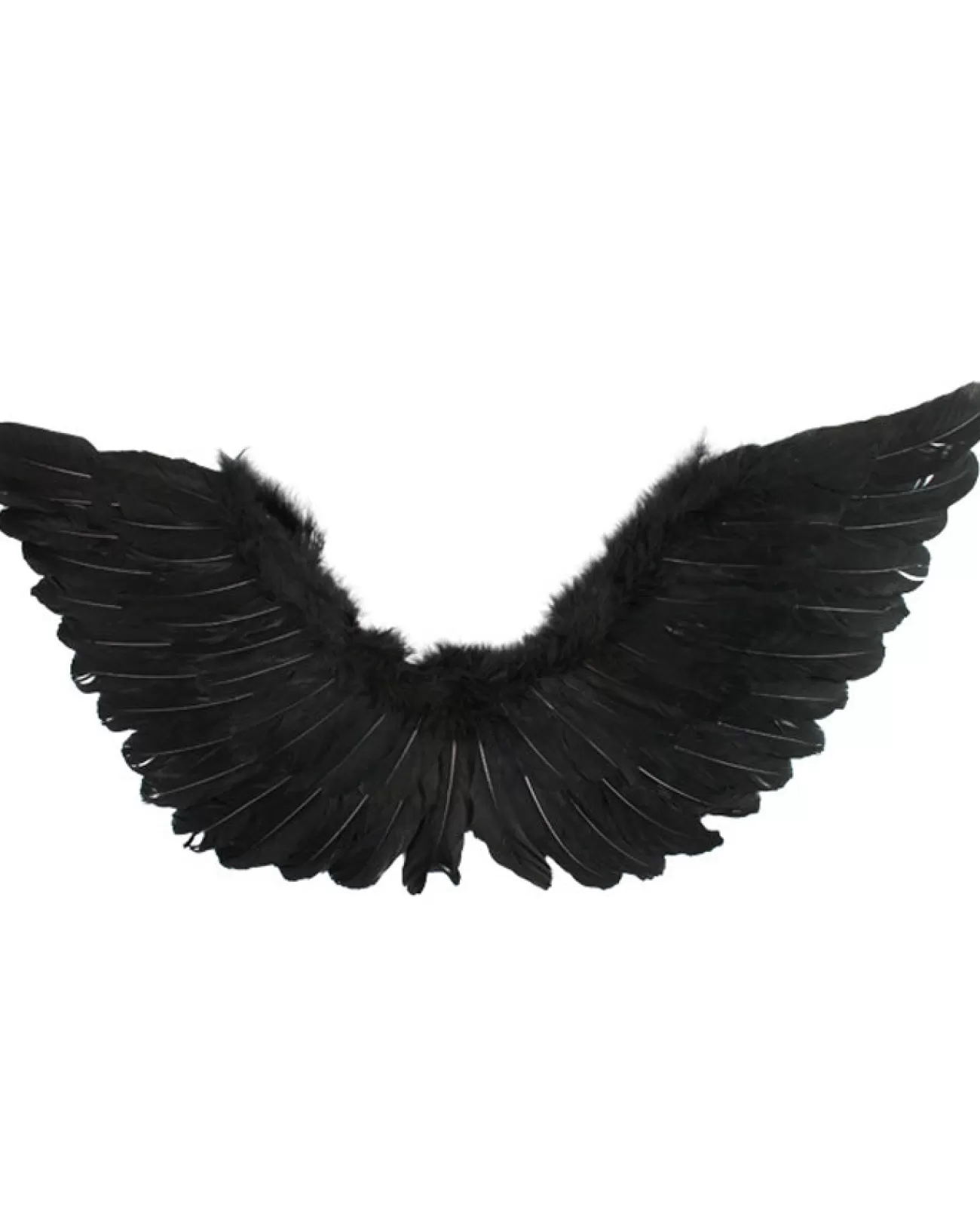 Tomfoolery Large Black Feather Wings> Halloween Accessories