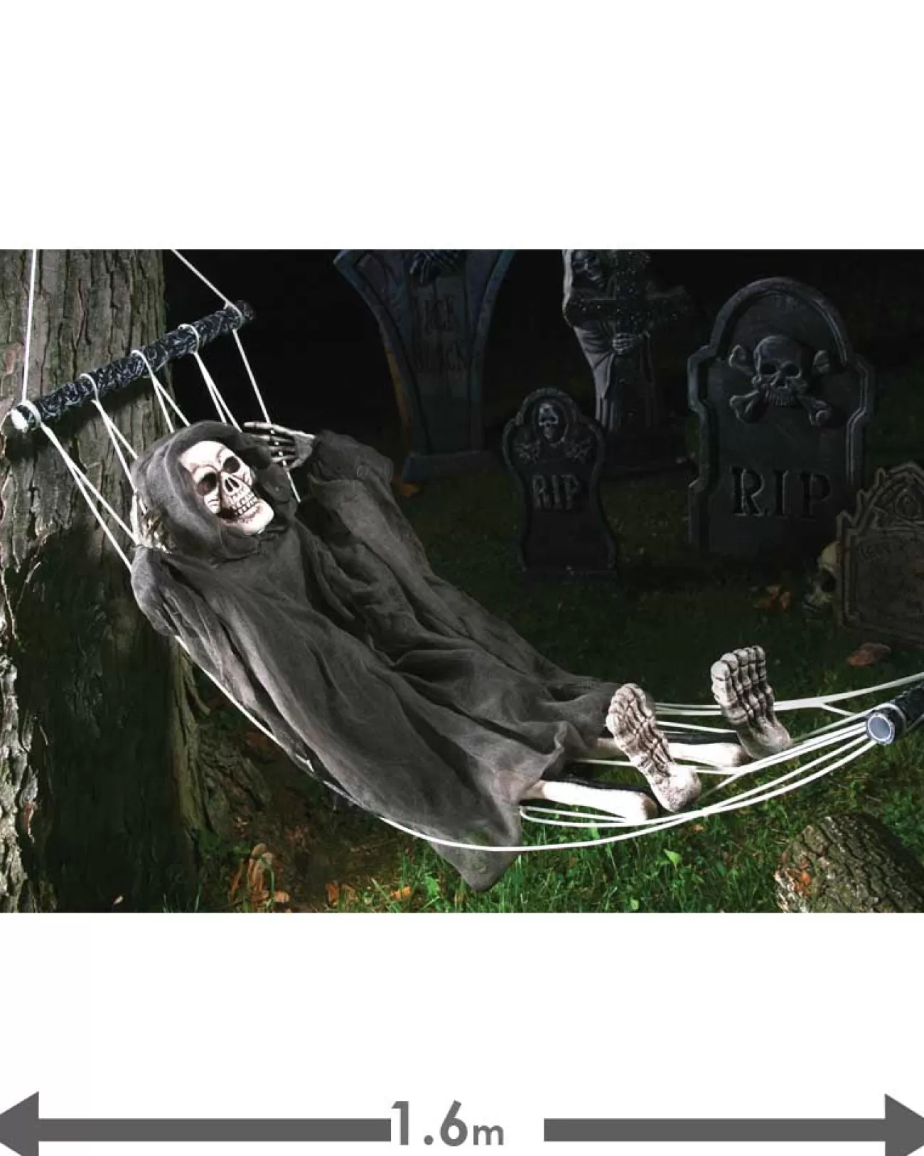 Fun World Lazy Bones Reaper Hammock 1.6M> Ghosts &Amp; Reapers